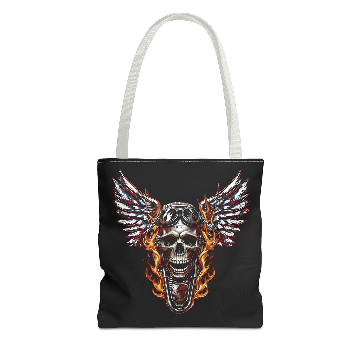 Skull Wings Tote Bag