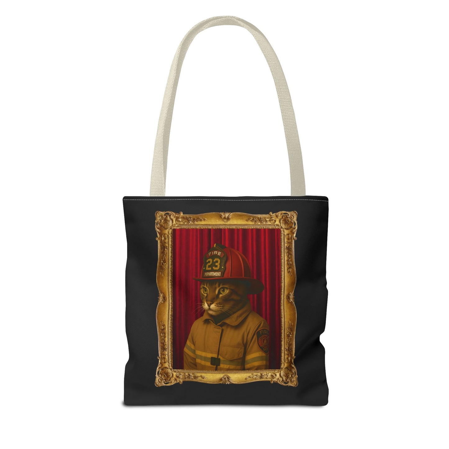 Firefighter Cat Tote Bag