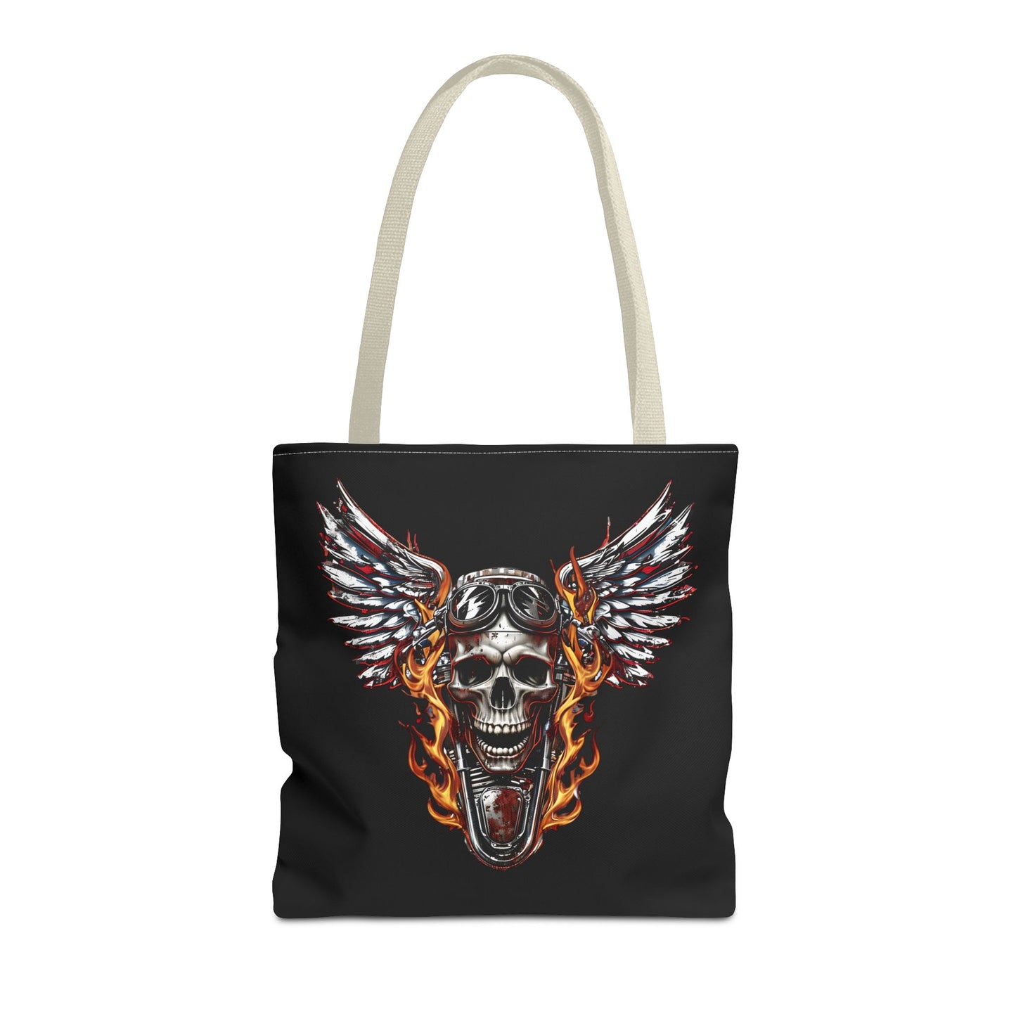 Skull Wings Tote Bag
