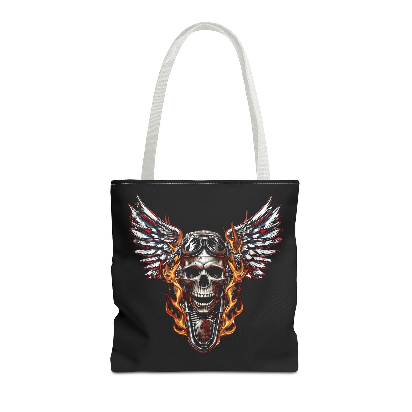 Skull Wings Tote Bag