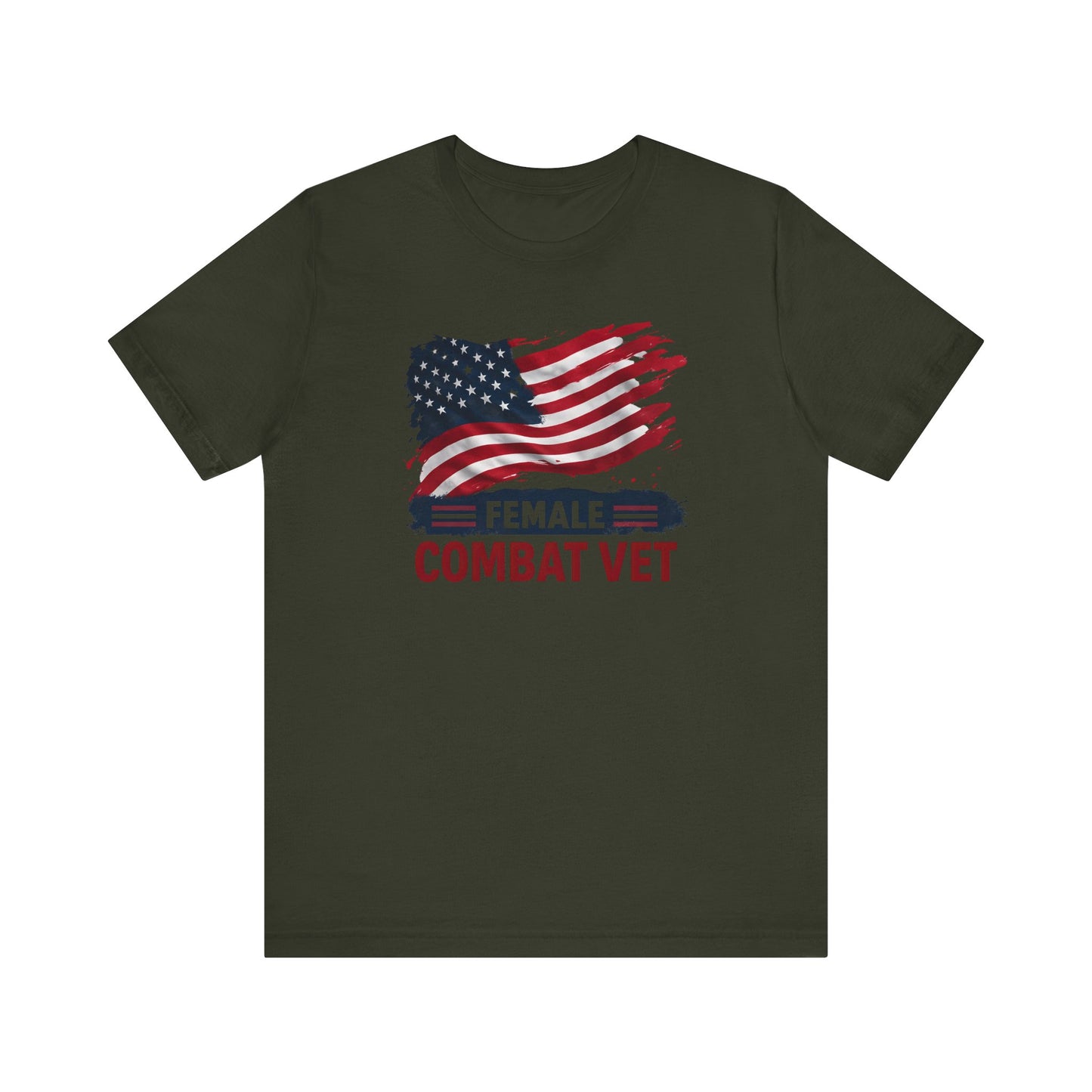American Flag Female Veteran Tee