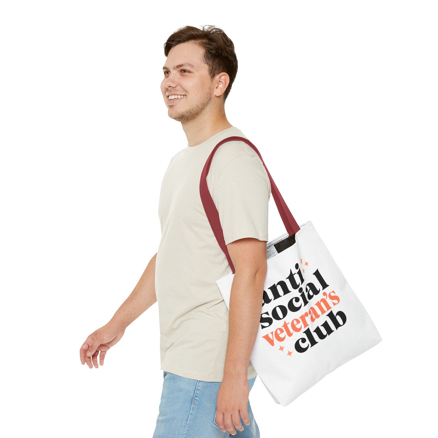 Anti Social Veteran's Club Tote Bag