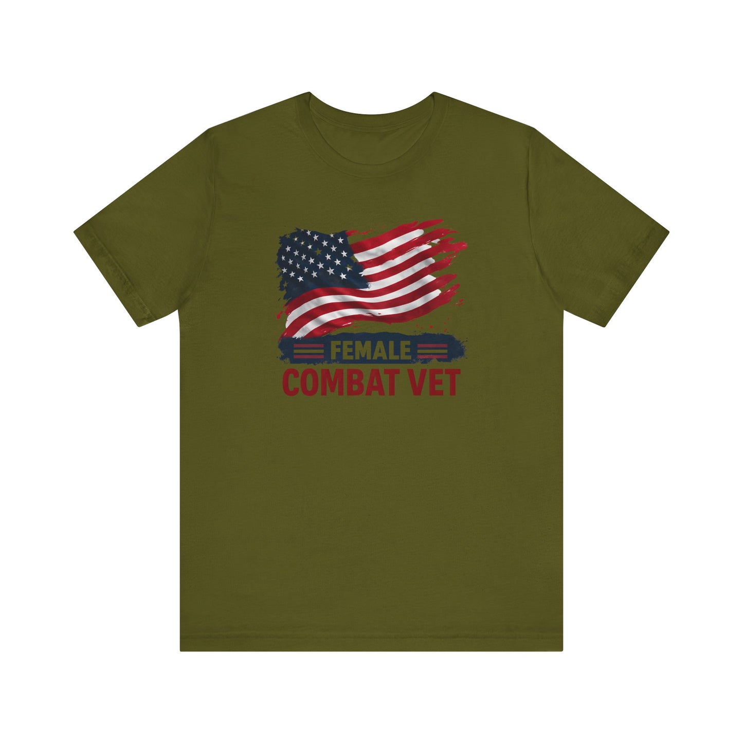 American Flag Female Veteran Tee