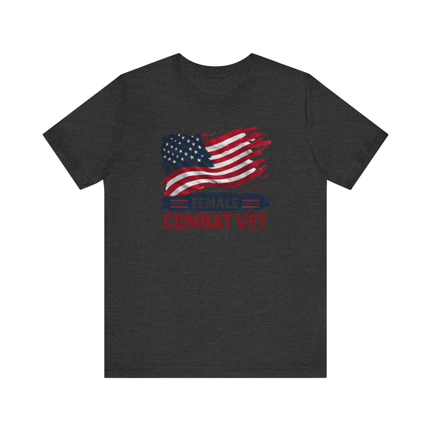 American Flag Female Veteran Tee