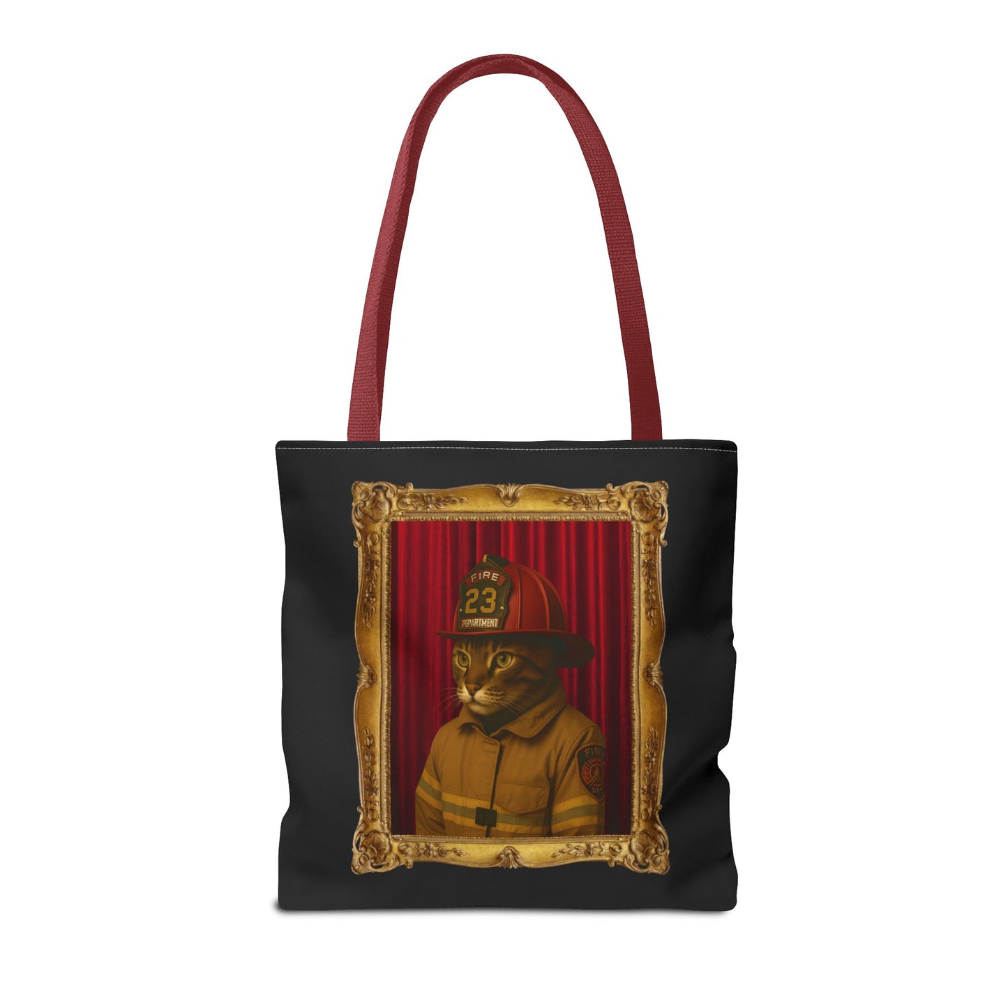 Firefighter Cat Tote Bag
