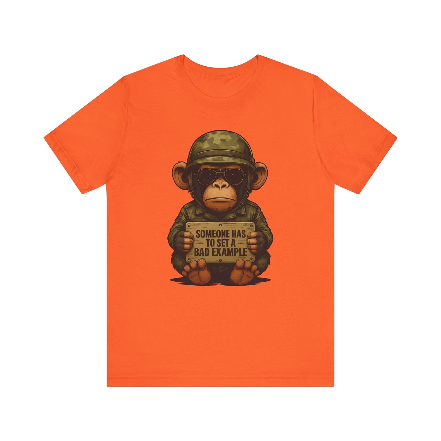 Funny Military Monkey Tee