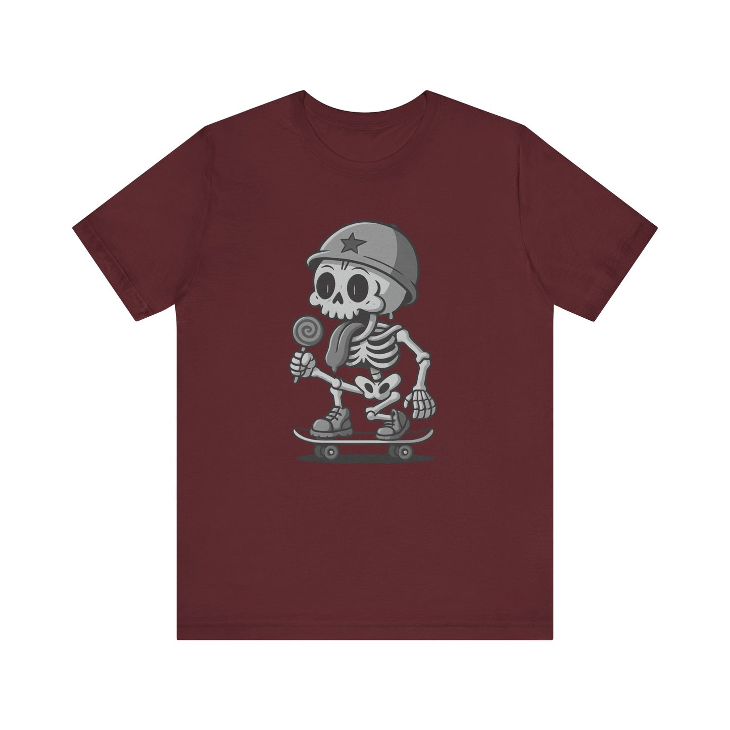 Skateboarding Skeleton Tee