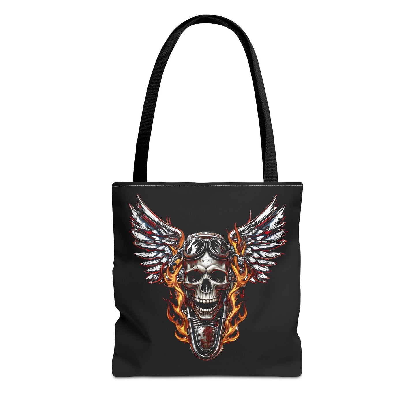 Skull Wings Tote Bag