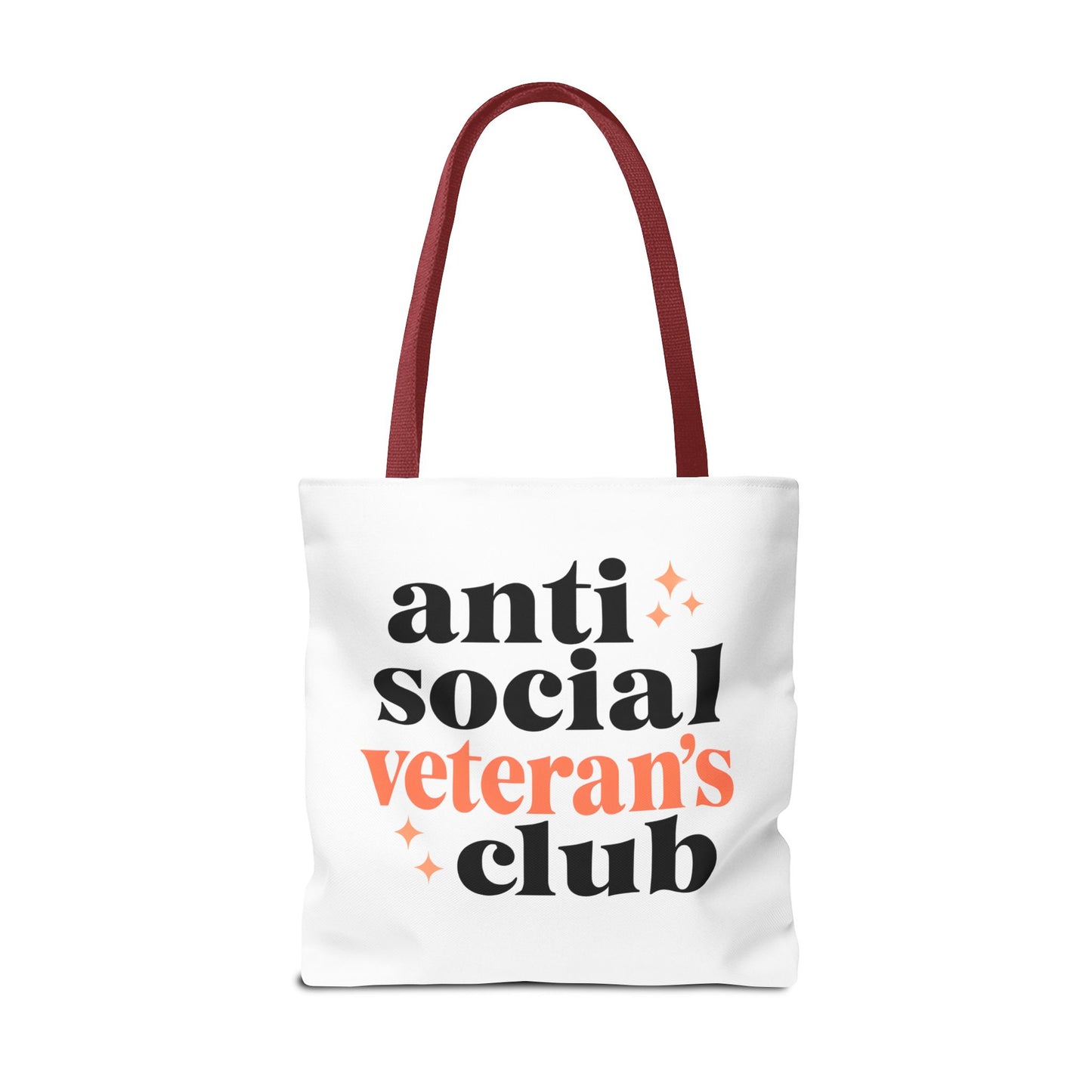 Anti Social Veteran's Club Tote Bag