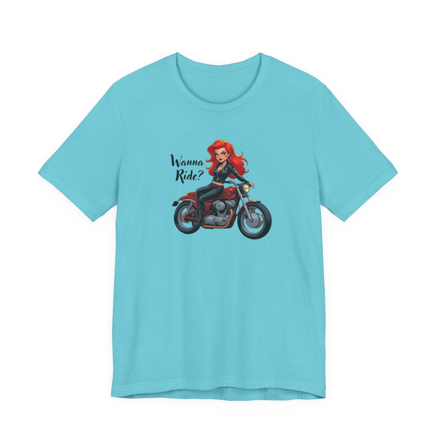 Biker Chick Tee - Unisex Jersey Short Sleeve