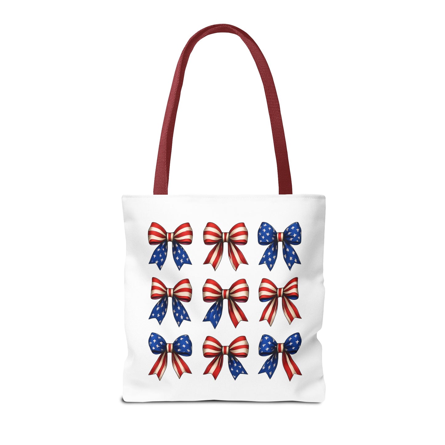 Patriotic Bow Tote Bag