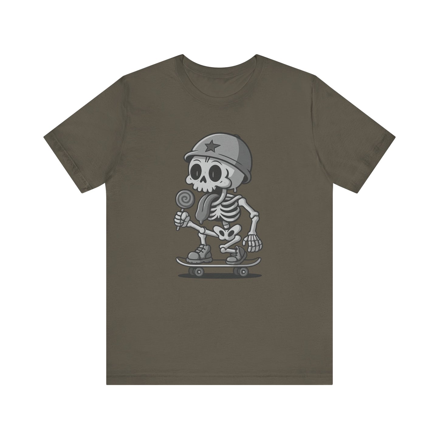 Skateboarding Skeleton Tee