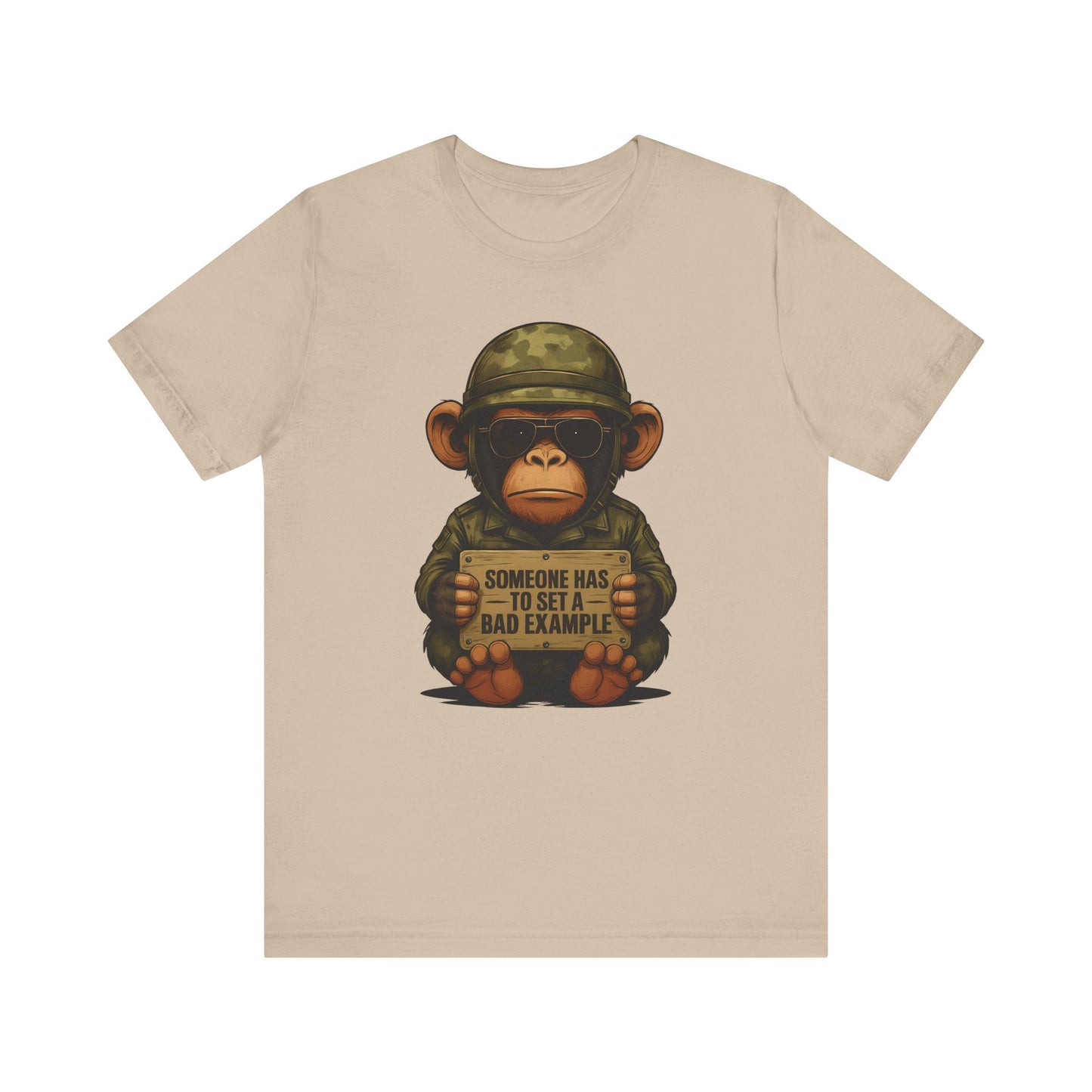 Funny Military Monkey Tee