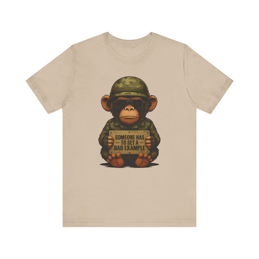 Funny Military Monkey Tee