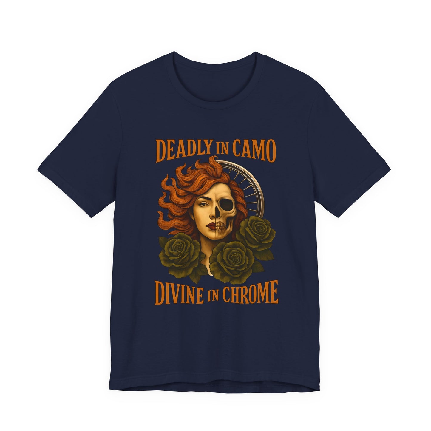 Deadly in Camo Divine in Chrome Tee