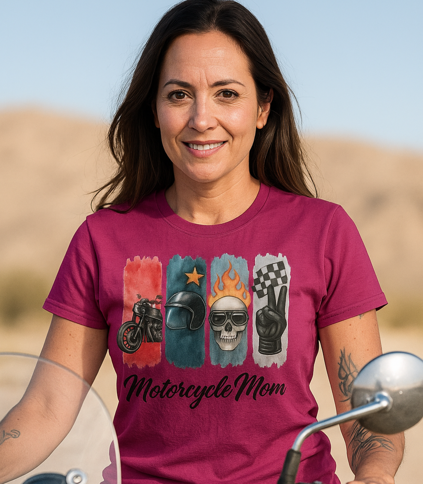 Motorcycle Mom Tee